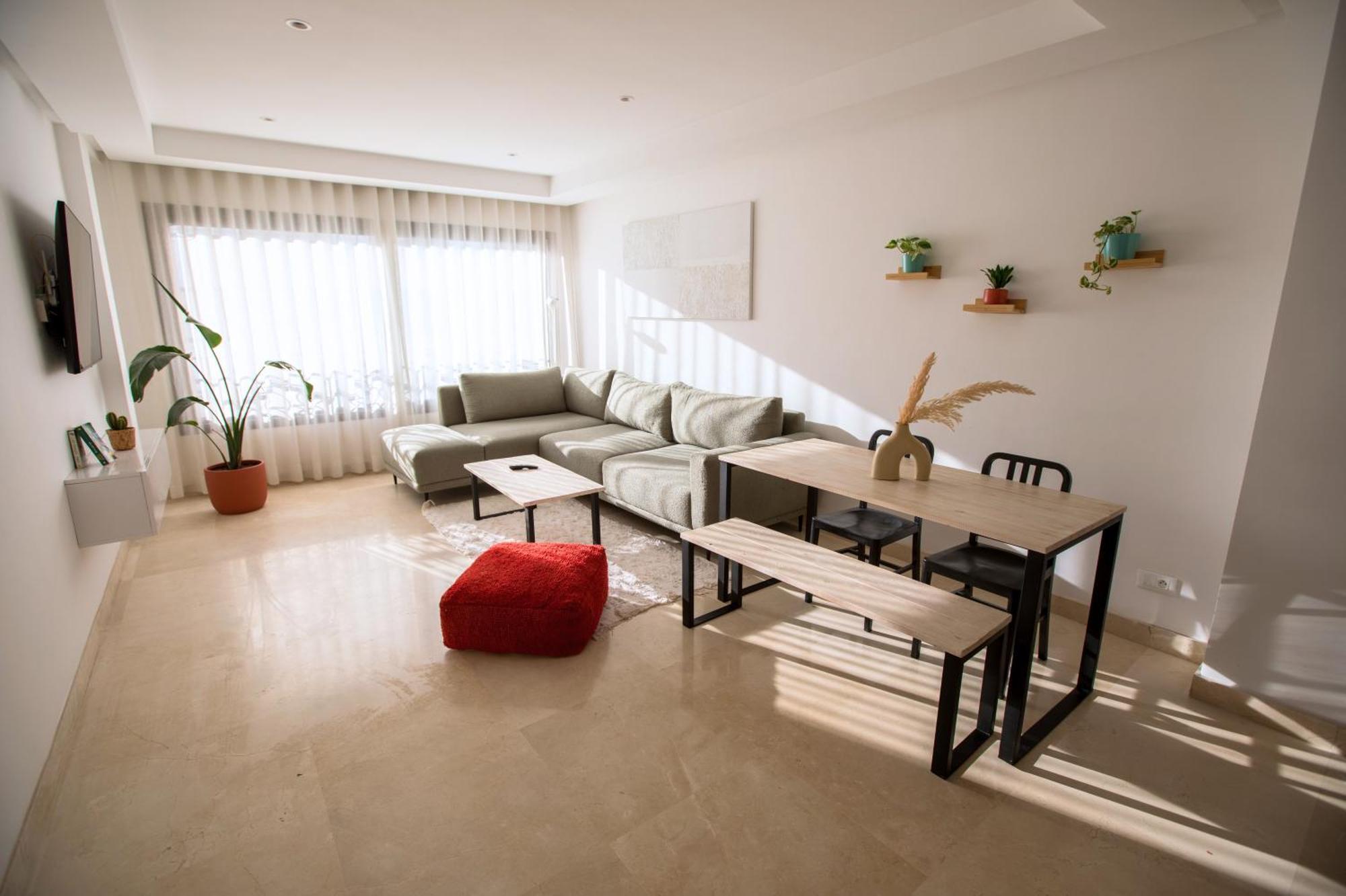 Haut Standing 2-Bedroom Apartment In Gauthier Casablanca Eksteriør bilde